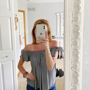off the shoulder top
